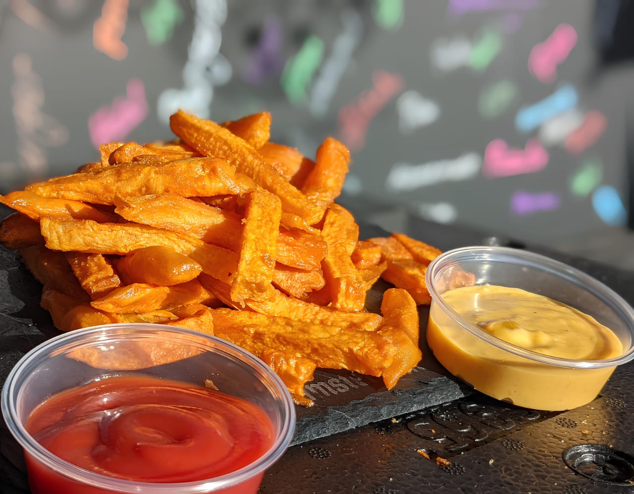 Leckere vegane Süßkartoffel-Pommes Köln